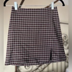 Urban Outfitters Plaid Mini Skirt